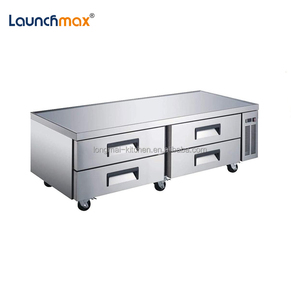 Commercial Worktable with Refrigerated Drawer Stainless Steel Kitchen Work Bench 4 Drawers <strong>Under</strong> Counter <strong>Chiller</strong> - Product Image 2