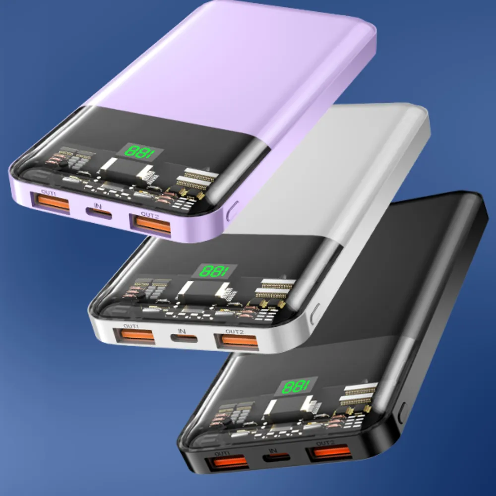 Mini chargeurs rapides power station powerbank pour smartphone 5g/xiaomi 14 pro 10000 mah power bank