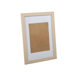 Basit tasarım sanat dekoru özelleştirilmiş 4X6 5X7 8X10 A4 ahşap resim çerçevesi Mat ile - Product Image 3