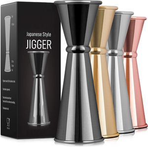 Sıcak Barware japon tarzı ölçü Bartending paslanmaz çelik kazınmış işaretler kokteyl ölçüm fincan Bar şarap kokteyl <span class=keywords><strong>Jigger</strong></span>