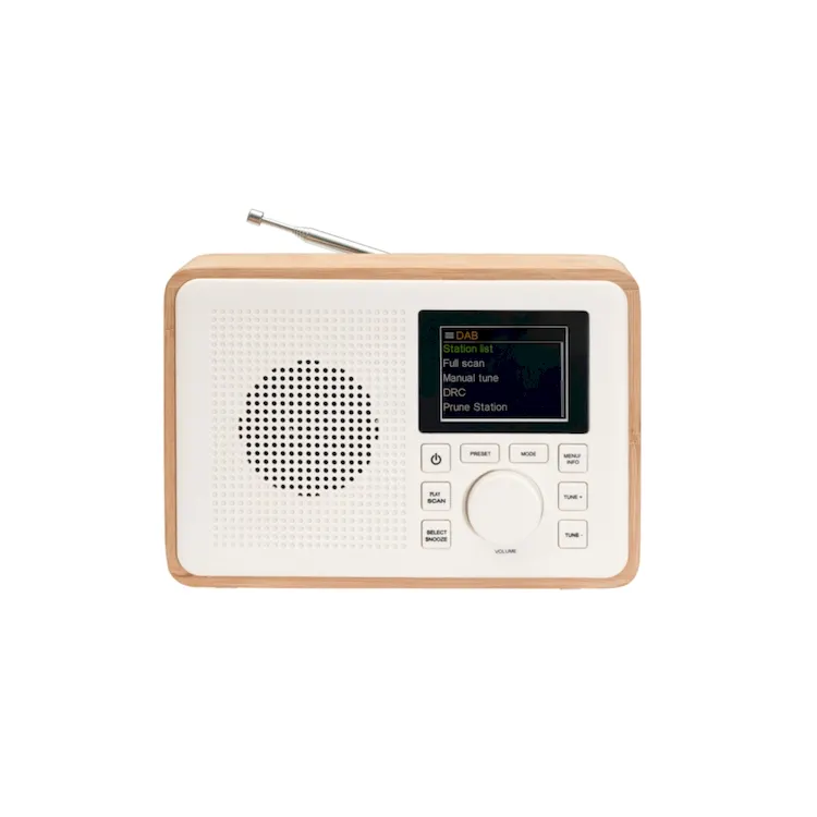 Mini Radio FM portátil DAB, antena telescópica giratoria de 6 secciones para todas las personas
