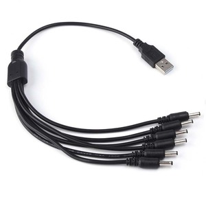 Cantell 1 in 6 <strong>USB</strong> <strong>2</strong>.0 to DC5.5mm*<strong>2</strong>.<strong>1mm</strong> Power Cable <strong>USB</strong> a to Dc3.5*1.35 Cable - Product Image 1