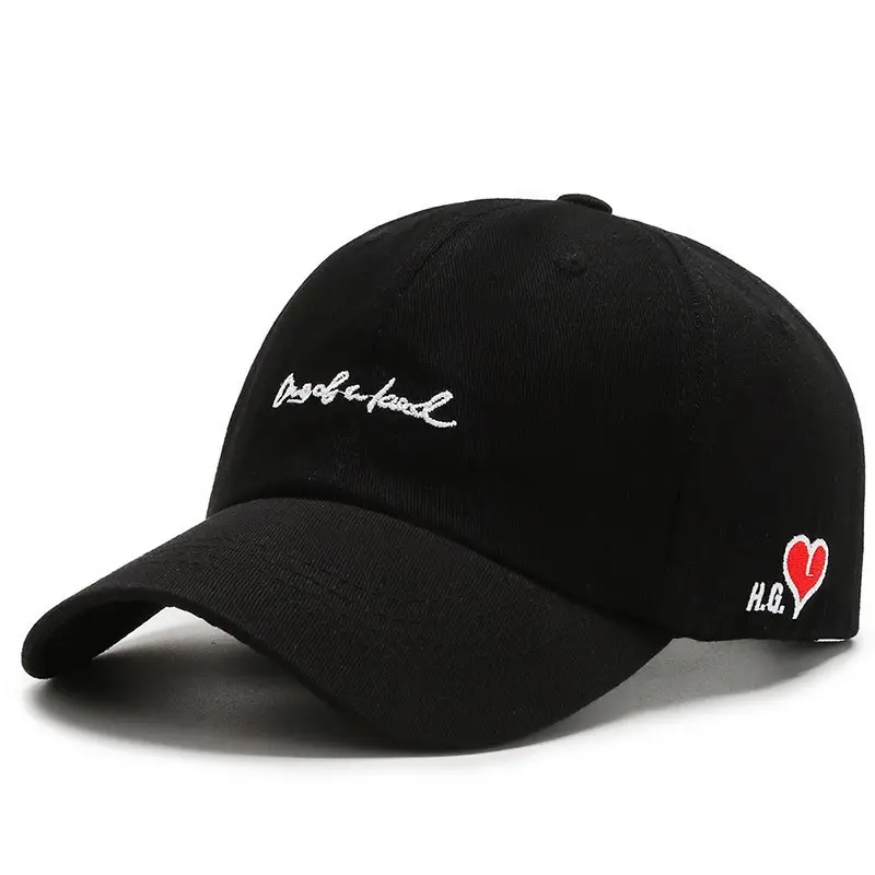 Personalizzato 6 pannelli 100% cotone moda cappello promozionale ricamo Logo cappelli papà cappellini pianura Gorras Originales