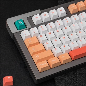新しいデザインドイツジョージアGMKブロッサムXDAMDAプロファイルピーチクリームフルーツPBT染料サブキーキャップ