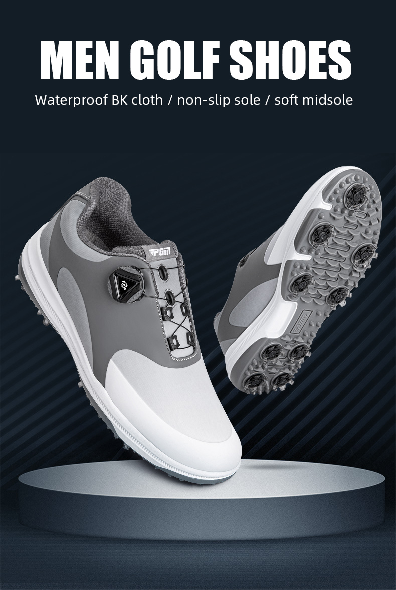 PGM XZ200 summer classic golf shoes oem men spike waterproof golf shoes