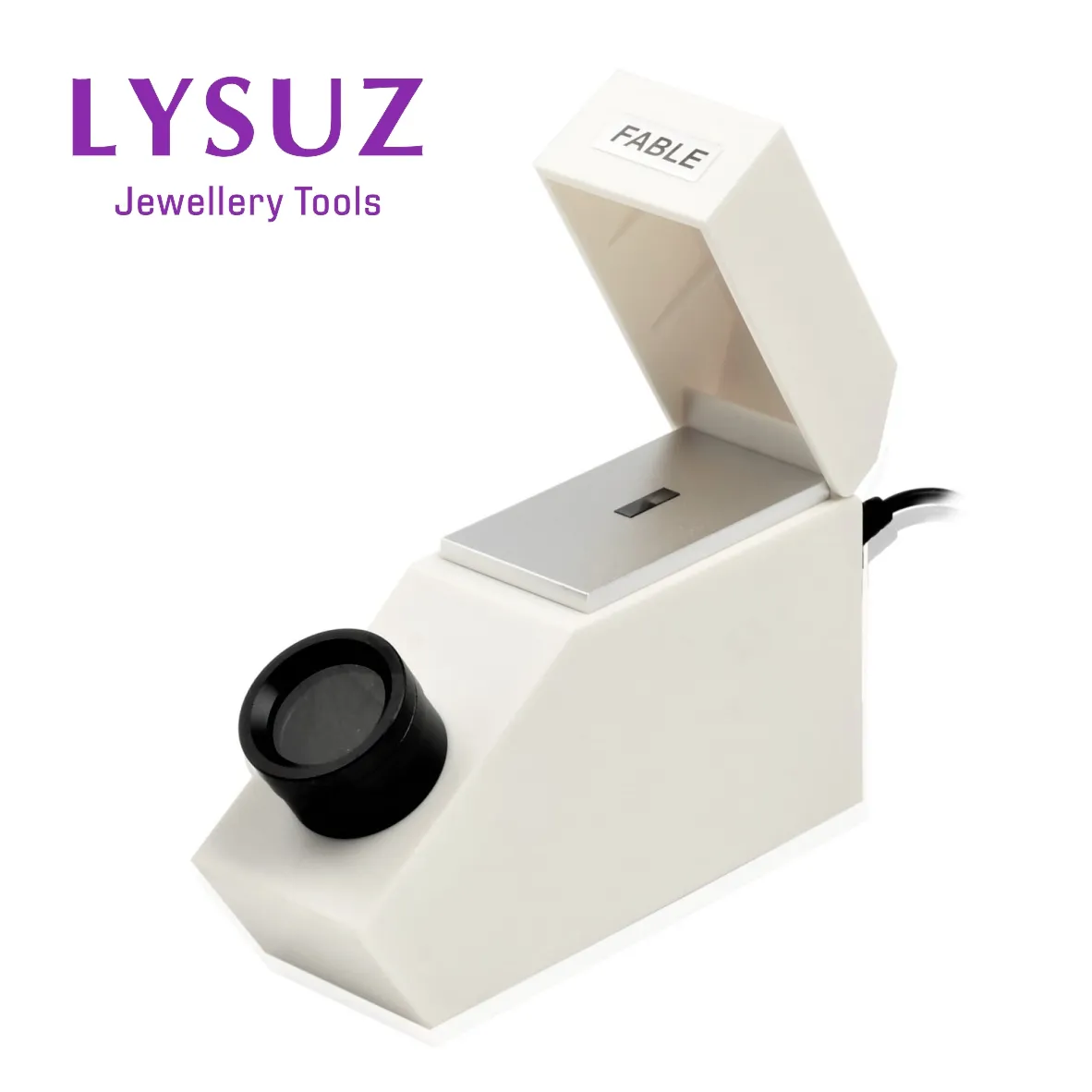Refractómetro de gemas con índice de refracción de prueba de luz incorporado Instrumentos de identificación de joyas Herramientas gemelógicas