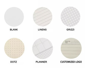 A5 blocco note minimalista ispessito taccuino elastico set di cancelleria per ufficio commerciale diario personalizzabile - Product Image 6