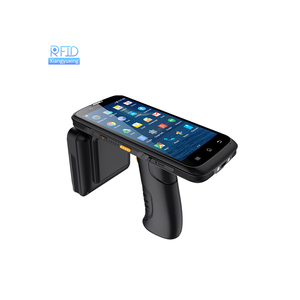 Lector RFID portátil de largo alcance UHF 860-960MHz con escáner 2D y NFC