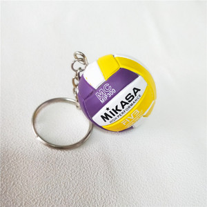 Şık mi-ka-sa voleybol anahtarlık hafif ve spor hayranları için kompakt hatıra sırt çantaları veya anahtarlar için mükemmel aksesuar - Product Image 4
