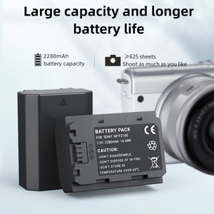 แบตเตอรี่กล้อง NP-FZ100สำหรับ Sony กล้องดิจิตอลแบตเตอรี่ FZ100แบตเตอรี่ลิเธียมแบบชาร์จไฟได้สำหรับ Sony - Product Image 6