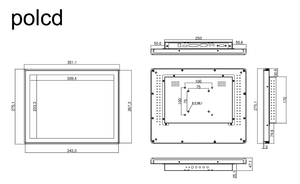 Polcd 15&quot; CCTV <strong>BNC</strong> <strong>Monitor</strong> VGA HD-MI AV 1024x768 <strong>LCD</strong> Screen <strong>With</strong> USB Display for Camera STB PC - Product Image 6
