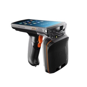ハンドヘルドPDA、Android 11 OS 18メートル長UHFRFIDリーダーBluetooth WiFi 4G IP65 CPU、2Dバーコードスキャン用在庫あり - Product Image 1