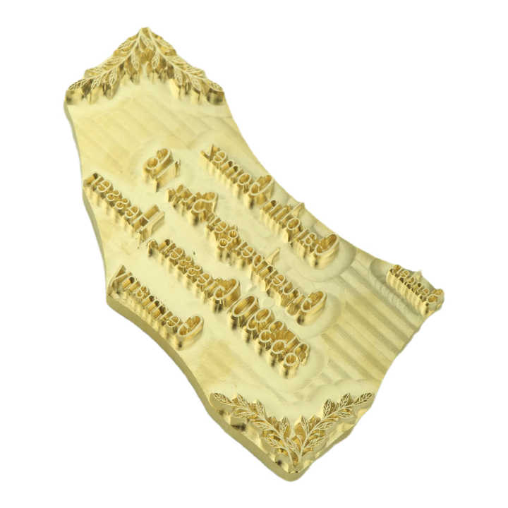 Kunden spezifische Keramik stempel, Messing-Ton stempel Keramik stempel, Ton stempel für Keramik Kunden spezifische Keramik stempel