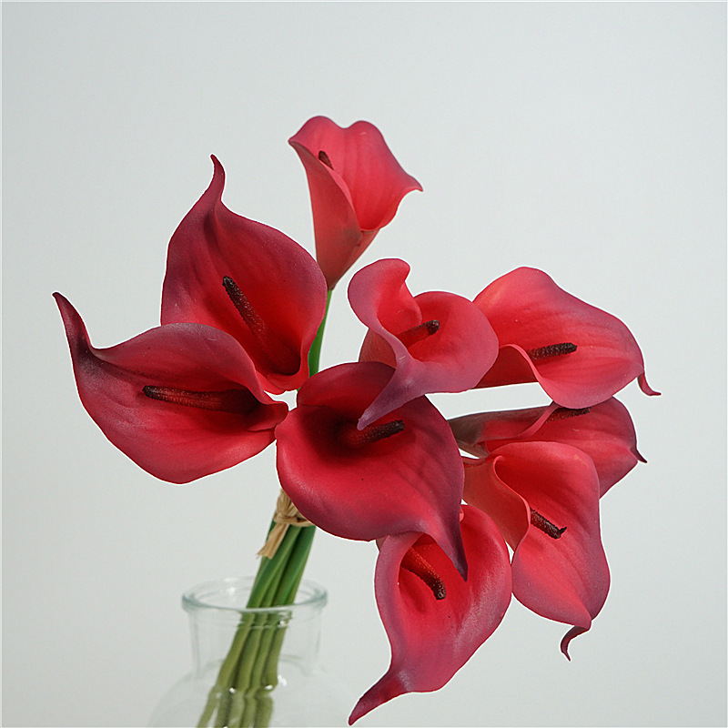 Bouquet de 9 Callas Rouges