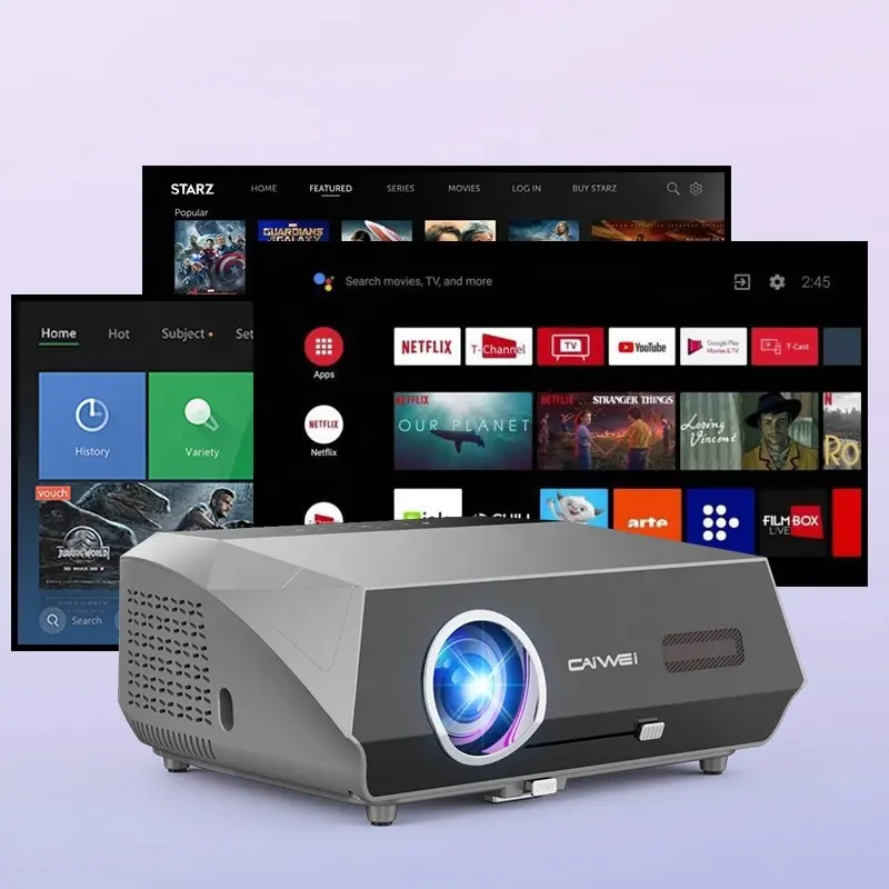 Pro Projector Full HD Home Theater Cinema 14300 Lumens LED Beamer 1080p Autofocus Pro Android 4K Proyectores