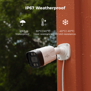 H. 265 + IP67 4K 8MP 4CH 8 canales de videovigilancia IP al aire libre CCTV PoE NVR Sistema de cámara de seguridad - Product Image 6