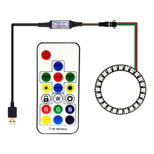 WS2813 Кольцо Новый WS2812B 8 16 24 48 бит 5050 RGB WS2813 адресуемых светодио дный кольцо светодио дный доска для Arduino 5V DC ленточного типа - Product Image 1