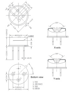 Programmable Digital Pyroelectric <strong>Infrared</strong> <strong>Sensor</strong> RS412 PIR <strong>motion</strong> <strong>sensor</strong> for Smart home - Product Image 3