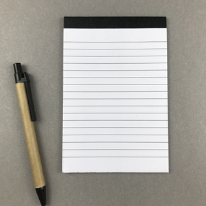 Bloc de notas de libro de borrador de línea Horizontal A6 A7, papel de nota grueso de 80g, Bloc de notas personalizado de 25/50 hojas para uso en la oficina - Product Image 2