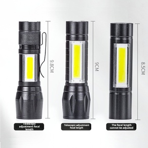 Xinsite sạc USB LED <span class=keywords><strong>Torch</strong></span> không thấm nước ABS Túi đèn pin với clip cho trường hợp khẩn cấp ngoài trời & cắm trại - Product Image 4