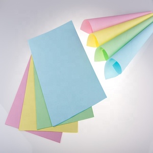 Papel de pulpa de madera CB/CFB/CF NCR 100%, papel sin carbón con imagen azul, 55gms, para máquina de caja registradora - Product Image 5