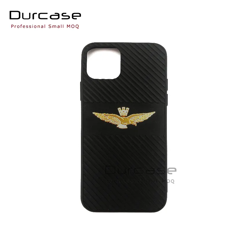 2024 Business Style Exquisite Metal Eagle Engrave Black Phone Case for iPhone 15 Pro Max 15Pro 15Plus Cell Phone Cover