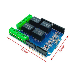 4 Channel 5v <strong>Relay</strong> Shield Module, Four Channel <strong>Relay</strong> Control <strong>Board</strong> <strong>Relay</strong> Expansion <strong>Board</strong> <strong>for</strong> <strong>Arduino</strong> UNO R3 Mega 2560