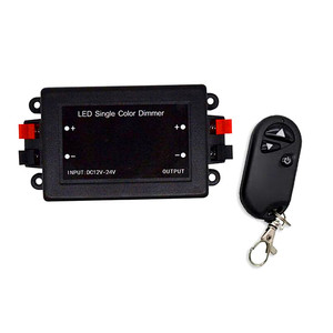 DC12v 24v одноцветный светодиодный диммер высокой мощности 3 клавиши яркости пульт дистанционного управления PWM rf беспроводной универсальный контроллер света - Product Image 1