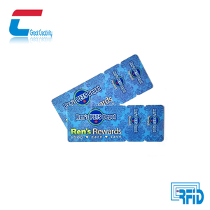 1 + 1 Combo de código de barras y número de tarjeta de membresía de PVC imprimible - Product Image 5