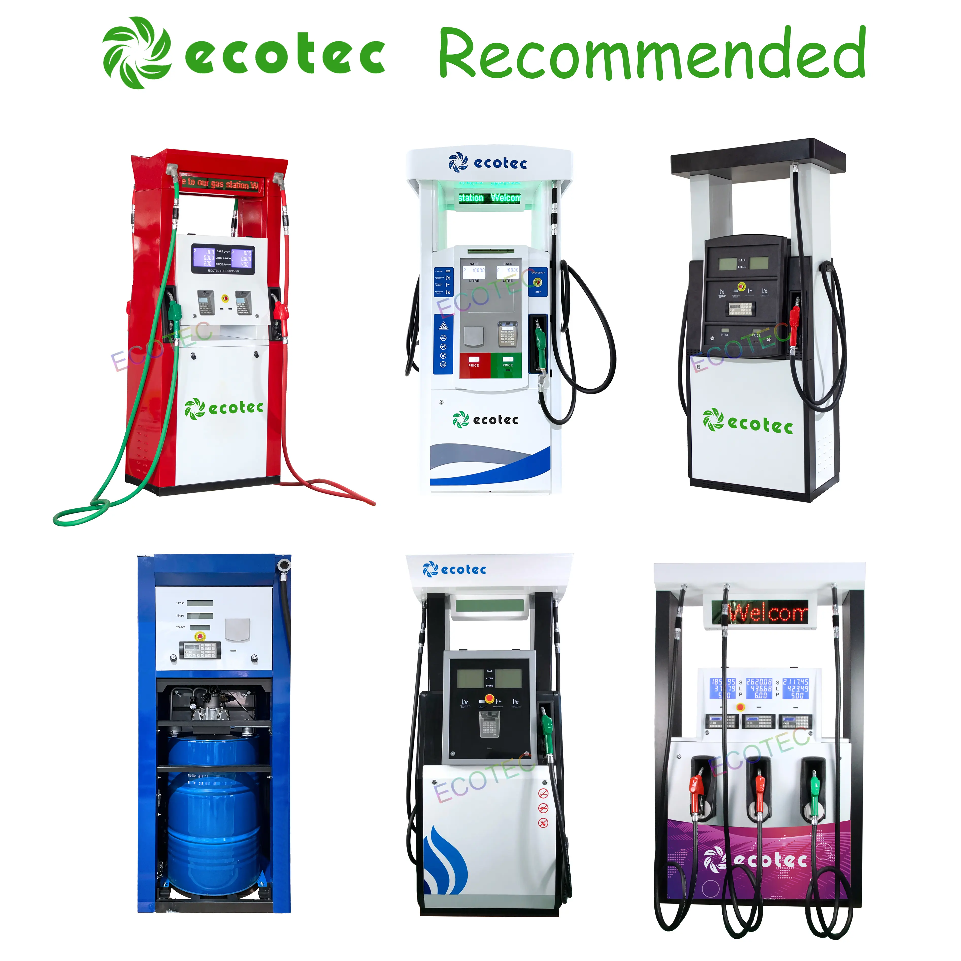 Ecotec الوقود مضخة آلة بومب جوهر موزع وقود