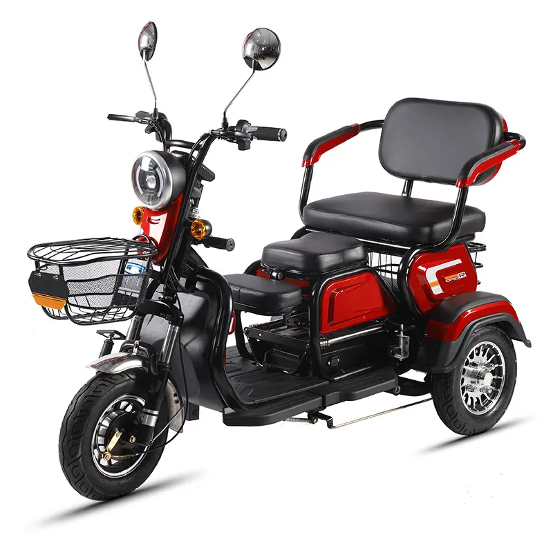 48V 600W più economico a lunga durata 3 passeggeri mobilità veicolo elettrico per anziani triciclo elettrico scooter mobilità bici