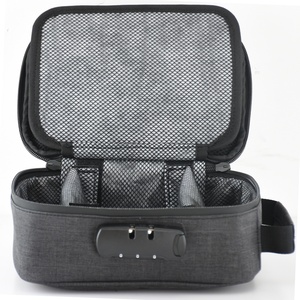 Biểu Tượng Tùy Chỉnh Cơ Bản Dệt Mùi Bằng Chứng Stash Trường Hợp Container <span class=keywords><strong>Box</strong></span> Với Combo Khóa Và Sợi Carbon Hoạt Tính Lót - Product Image 4
