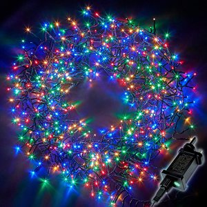 Weihnachts baum Lichter Multifunktion grün Kabel Cluster Lichterkette Lichter Innen/Außen Niederspannung Ferienhaus Dekorationen