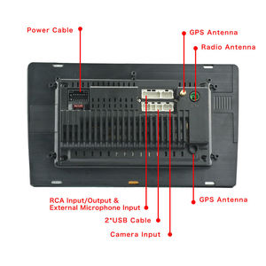 เครื่องเสียงรถยนต์ระบบสัมผัสระบบแอนดรอยด์, เครื่องเสียงรถยนต์ GPS FM พร้อมของขวัญกล้องถอยหลัง - Product Image 3