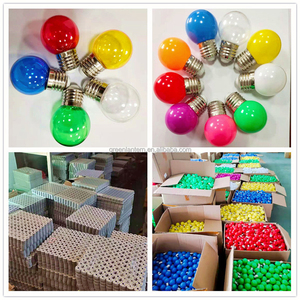 G45 Color Light Bulb <strong>Led</strong> E27 <strong>B22</strong> 1W Small Plastic Bulb Lamp 220V 12V <strong>24V</strong> for E27 Festoon String Lights Decoration <strong>Led</strong> Lamp - Product Image 6