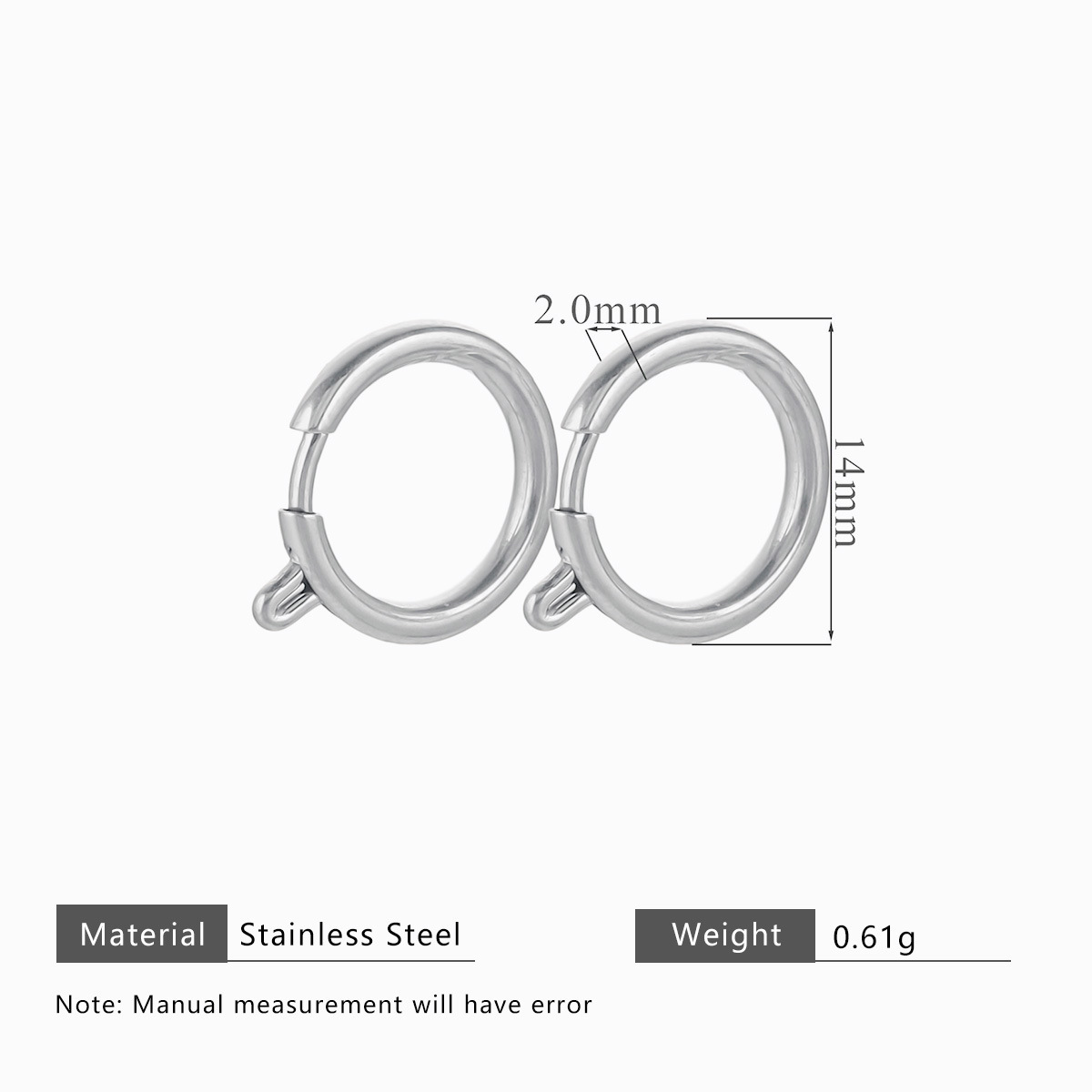 Steel color 14mm