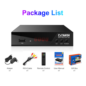 DVB-T2 TV dijital tuner STB HEVC çoklu diller ücretsiz hava MeeCast HD H.265 DVB T2 alıcı Set Top Box OEM/ODM fabrika - Product Image 6
