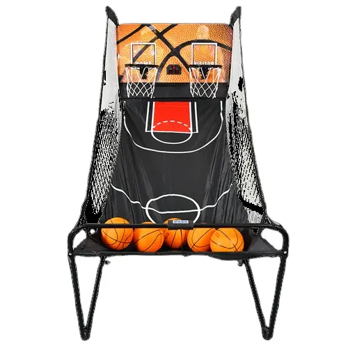 Máquina de juego de baloncesto de doble disparo, máquina de juego de Arcade de baloncesto callejero personalizada