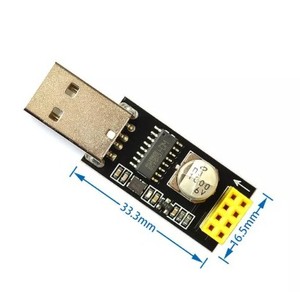 ESP01 Programmieradapter UART GPIO0 ESP-01 Adapter ESP8266 CH340G USB zu ESP8266 Serial kabelloses WLAN Entwicklungsbrett Modul - Product Image 5