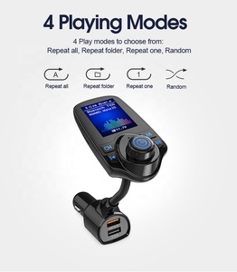 AGETUNR T10D 1.8 Inches Bluetooth <strong>FM</strong> Transmitter QC 3.0 Car Fast Charger BT 5.0 Handsfree <strong>Kit</strong> Portable Adapter Music Mp3 Player - Product Image 6