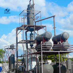 Yüksek verimli % plc cihazı kullanılmış motor yağı/atık ham petrol/Pyrolysis % yağ filtresi geri dönüşüm ve arıtma damıtma makinesi - Product Image 4