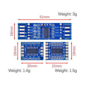 RS232 zu TTL Modul SP3232 RS232 zu TTL Serielles Modul Vergoldete Blink leitung