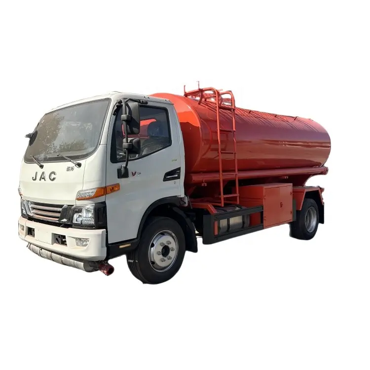 Factory price JAC small 4x2 6000 Liters Fuel Tanker Oil Refuel Truck for sale