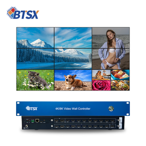 Procesador de vídeo de 8 canales con 9 salidas HDMI Matrix B sin costuras de salida HDMI de 9 puertos (8 entradas, compatible con 4K60), 2, 2, 1, 2, 3