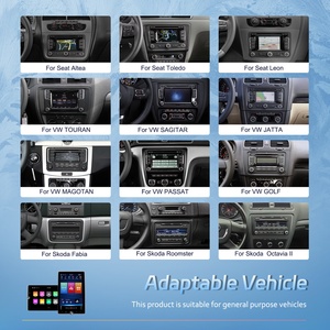 Podofo 10,4 ''Android 2 + 64G rotación automática Radio de coche CarPlay/Android Auto/GPS/WiFi/RDS para VW/PASSAT/SKODA/POLO/OCTAVIA/GOLF - Product Image 2