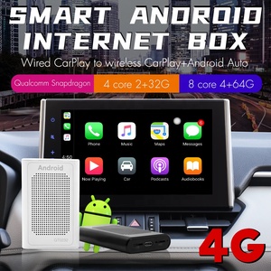 Conversión con cable a inalámbrica Carplay Android 10 Cajas multimedia Android inalámbrico Android Auto Carplay BOX USB Android Box para coche - Product Image 6