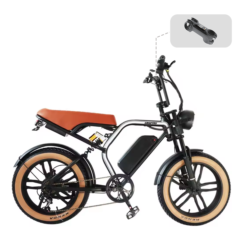 Brown interated wheel with digital display