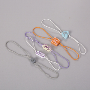 工場カスタム衣服名札プラスチックハングタグストリング - Product Image 5
