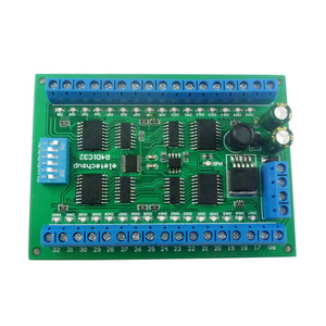 DC 12V 24V 32-canali DIN35 C45 Rail Box RS485 Modbus RTU ULN2803A Darlington Transistor Controller PLC IO scheda di espansione - Product Image 2