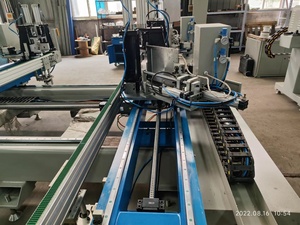 Automatico CNC orizzontale PVC UPVC telaio quattro angoli pulizia e saldatura macchina finestra e porta linea di produzione macchina che fa macchina - Product Image 5